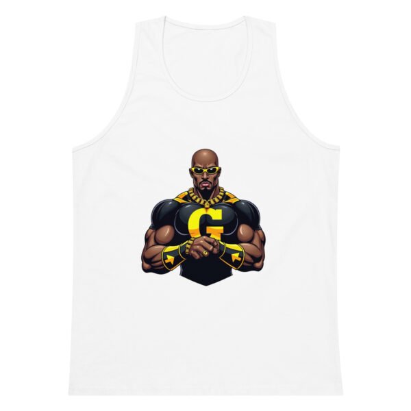 Urban Superhero Logo - Men’s premium tank top - Image 23