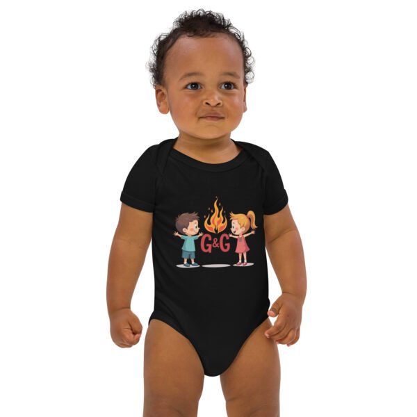 "G&G Kids Campfire Hoodie" - Organic cotton baby bodysuit