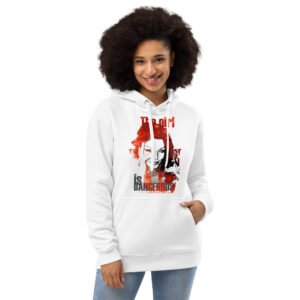 The Girl Is Dangerous - Artistic Graphic Design - Premium eco hoodie