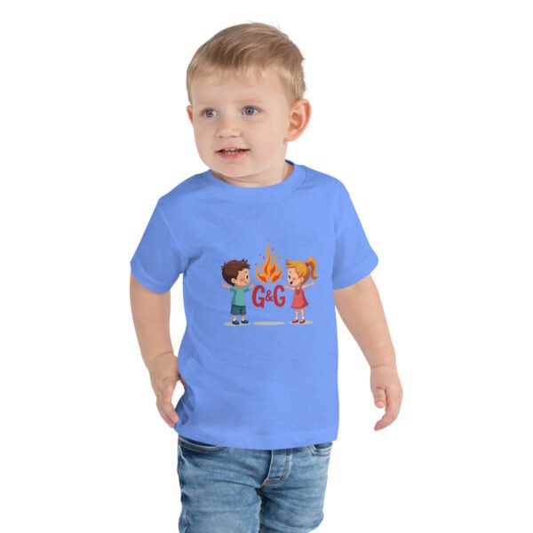 "G&G Kids Campfire Hoodie" - Toddler Short Sleeve Tee - Image 2