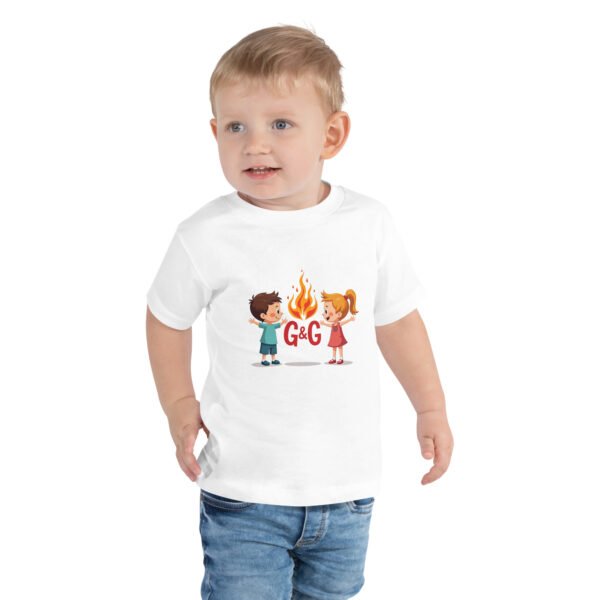 "G&G Kids Campfire Hoodie" - Toddler Short Sleeve Tee - Image 4