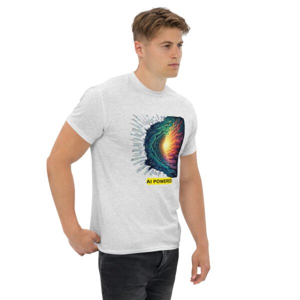 AI Powered - Futuristic Tech Design - Unisex classic tee - Image 60