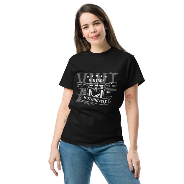 Vintage Motorcycle - Classic Ride Design - Unisex classic tee - Image 4