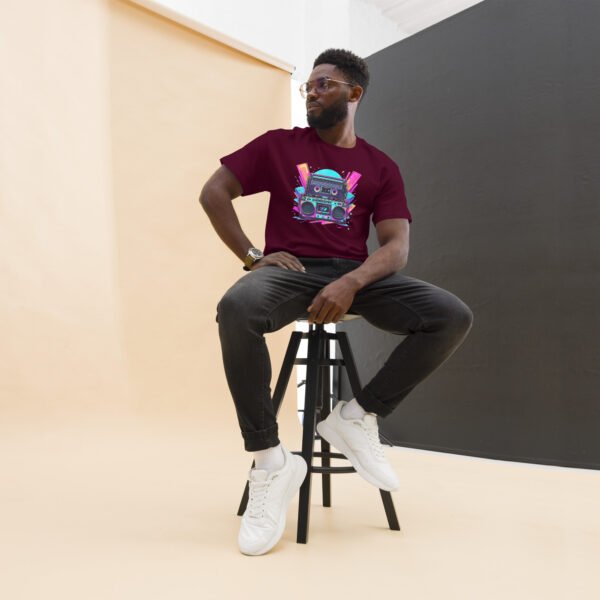 Retro Boombox - Neon 80s Music Design - Unisex classic tee