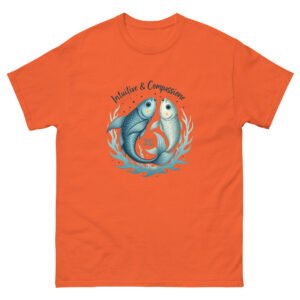 Pisces Zodiac Design - Intuitive & Compassionate Fish - Unisex classic tee