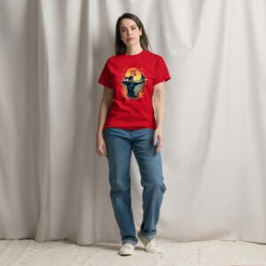 Sagittarius Zodiac Design - Archer with Fiery Determination - Unisex classic tee