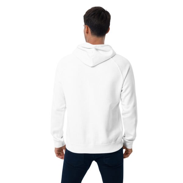 The Sacrifice of the Savior Sweatshirt Design - Unisex eco raglan hoodie - Image 5