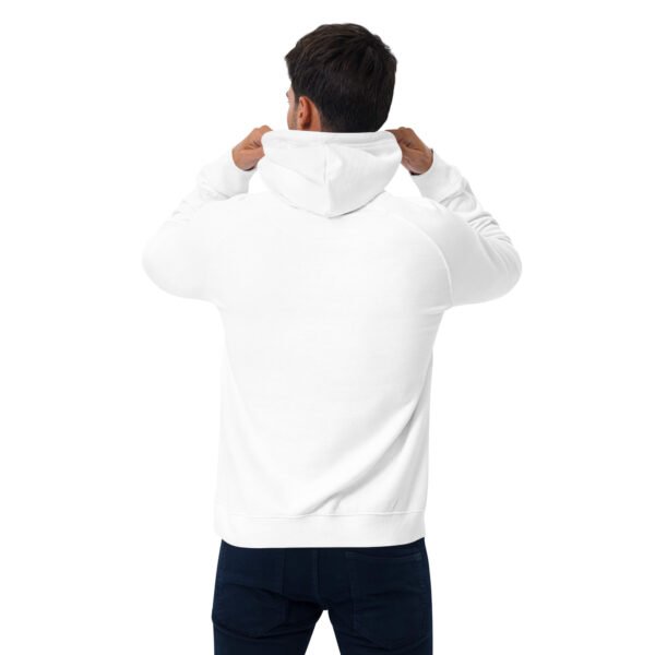 The Sacrifice of the Savior Sweatshirt Design - Unisex eco raglan hoodie - Image 4