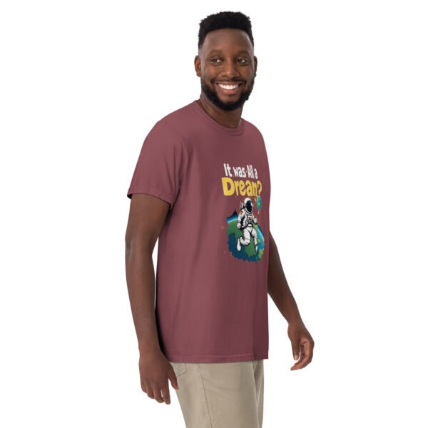 Astronaut Dreamer Design – Cosmic Exploration - Unisex garment-dyed heavyweight t-shirt - Image 9