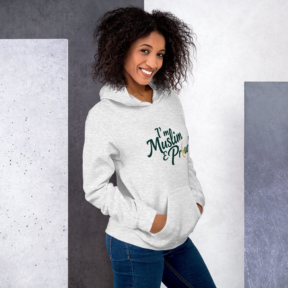 I'm Muslim & Proud Graphic Tee | Islamic Pride Design - Unisex Hoodie - Image 28