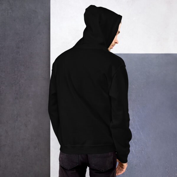 Dream Big Hustle Harder" Motivational Design - Unisex Hoodie - Image 2