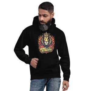 Leo Zodiac Design - King of the Streets - Unisex Hoodie