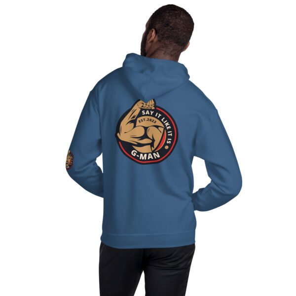 G Man Tri Logo Design - Unisex Hoodie - Image 16