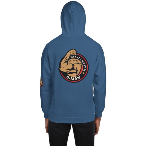 G Man Tri Logo Design - Unisex Hoodie - Image 15