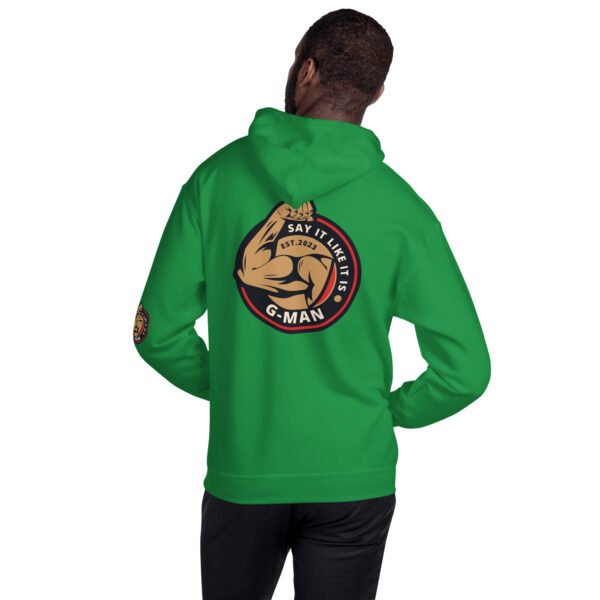 G Man Tri Logo Design - Unisex Hoodie - Image 22