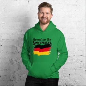 Proud to Be German Hoodie - German Flag Design - Unisex Hoodie