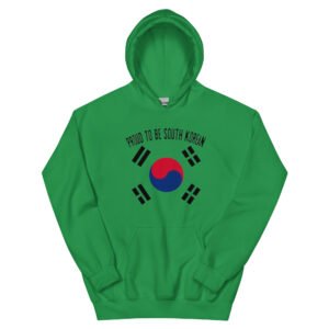 Proud to Be South Korean Graphic Tee | Korean Flag Design - Unisex Hoodie