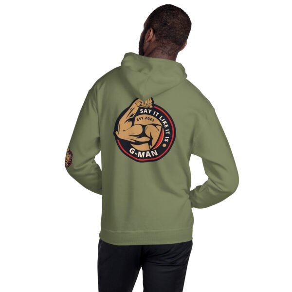 G Man Tri Logo Design - Unisex Hoodie - Image 28