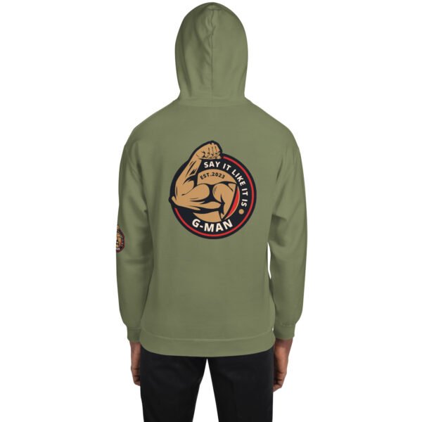 G Man Tri Logo Design - Unisex Hoodie - Image 27