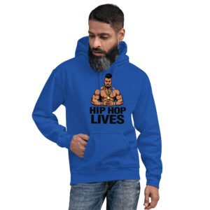 Hip Hop Lives - Bold Rap Culture Artwork - Unisex Hoodie