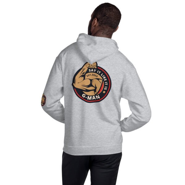 G Man Tri Logo Design - Unisex Hoodie - Image 34