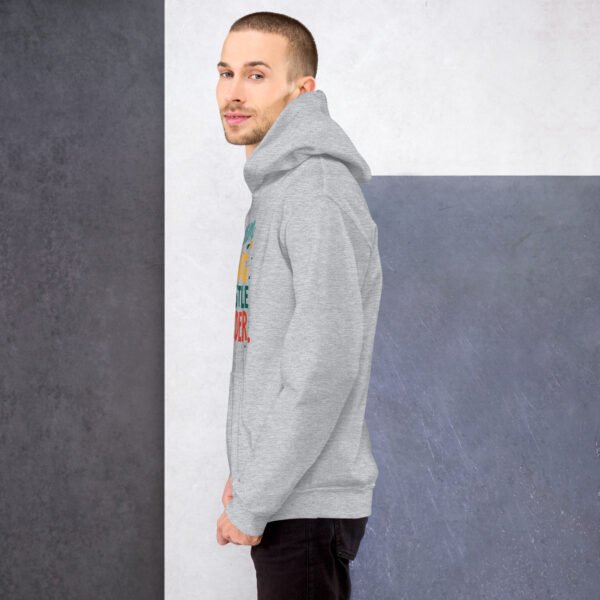 Dream Big Hustle Harder" Motivational Design - Unisex Hoodie - Image 11