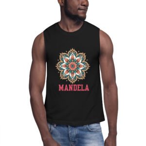Vibrant Mandala Artwork with Symmetrical Patterns - Muscle Shirt