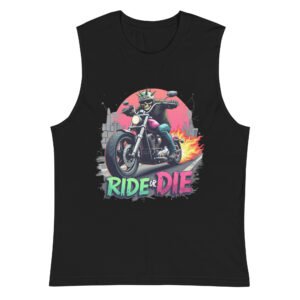 Ride or Die - Bold Urban Biker Graphic Design - Muscle Shirt