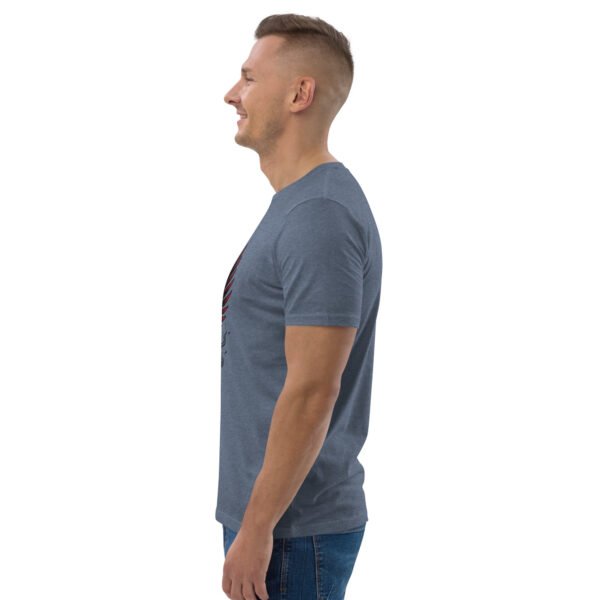 "Flaming Guitar Sweatshirt with Wings Design" - Unisex organic cotton t-shirt - Image 21