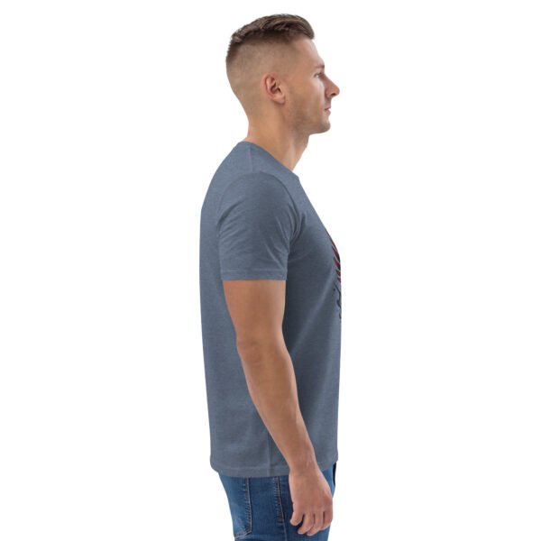 "Flaming Guitar Sweatshirt with Wings Design" - Unisex organic cotton t-shirt - Image 23