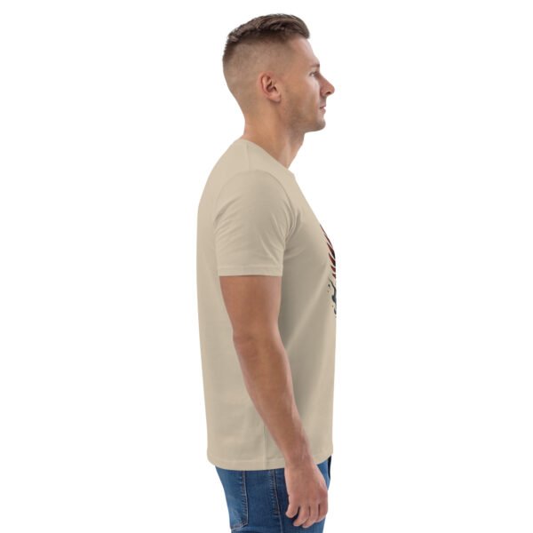 "Flaming Guitar Sweatshirt with Wings Design" - Unisex organic cotton t-shirt - Image 39