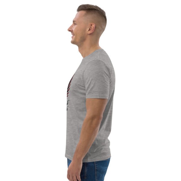 "Flaming Guitar Sweatshirt with Wings Design" - Unisex organic cotton t-shirt - Image 29