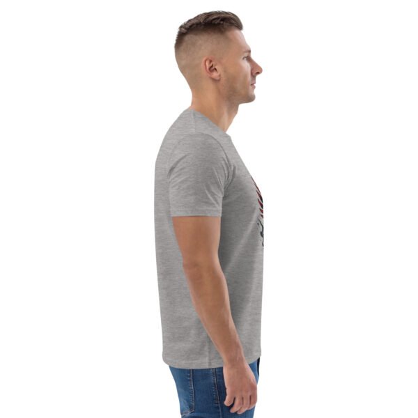 "Flaming Guitar Sweatshirt with Wings Design" - Unisex organic cotton t-shirt - Image 31