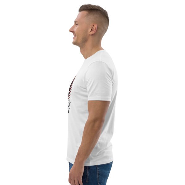 "Flaming Guitar Sweatshirt with Wings Design" - Unisex organic cotton t-shirt - Image 69