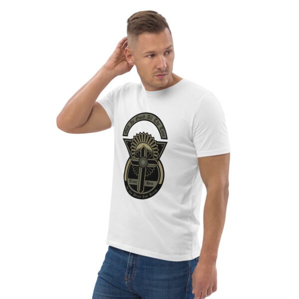 God Is Good All the Time - Cross Design - Unisex organic cotton t-shirt - Image 6
