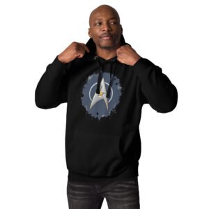 Sci-Fi Starfleet Emblem - Futuristic Design - Unisex Hoodie