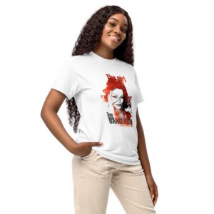 The Girl Is Dangerous - Artistic Graphic Design - DryBlend® T-Shirt