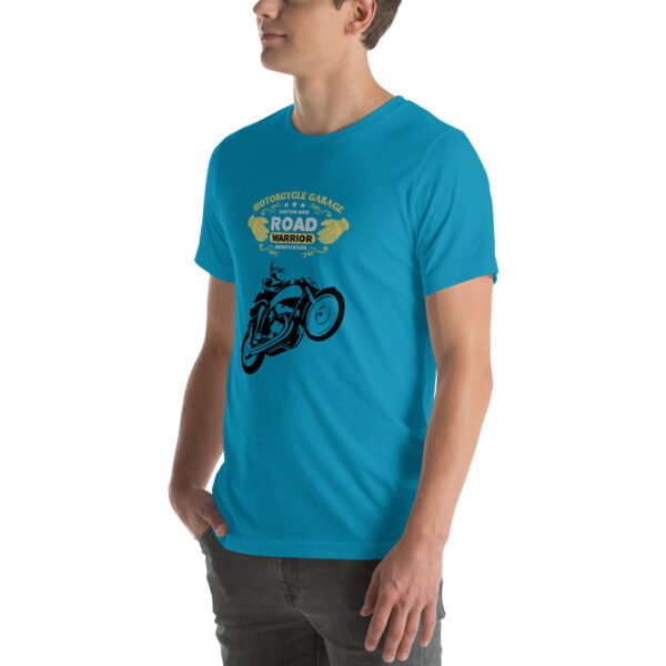 Road Warrior Motorcycle T-Shirt – Vintage Biker Apparel - Unisex t-shirt - Image 32