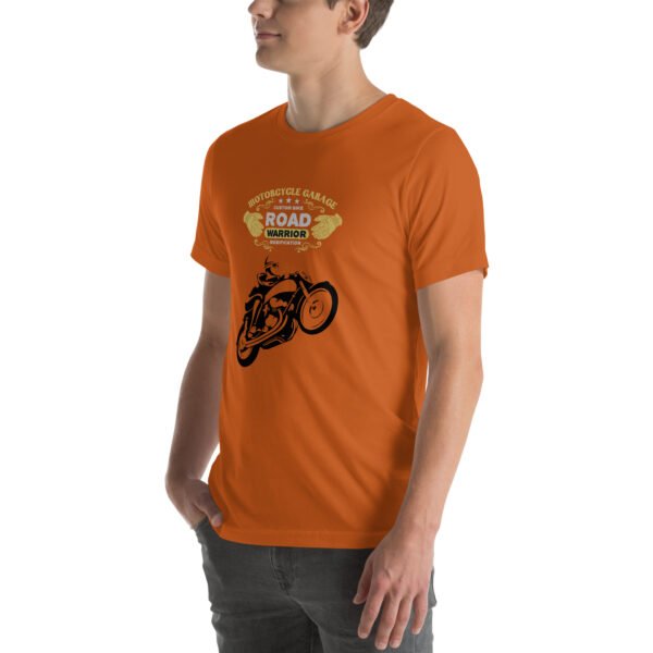Road Warrior Motorcycle T-Shirt – Vintage Biker Apparel - Unisex t-shirt - Image 12