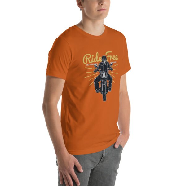 Vintage Motorcycle Rider T-Shirt – Classic Biker Tee for Adventure Lovers - Unisex t-shirt - Image 13