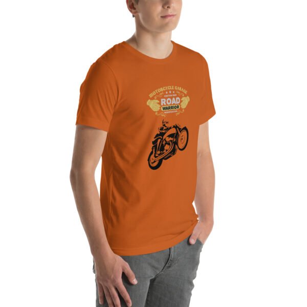 Road Warrior Motorcycle T-Shirt – Vintage Biker Apparel - Unisex t-shirt - Image 14
