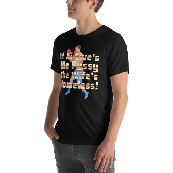 If AI Gives Me" Bold Boxing-Themed Humorous Design - Unisex t-shirt - Image 10
