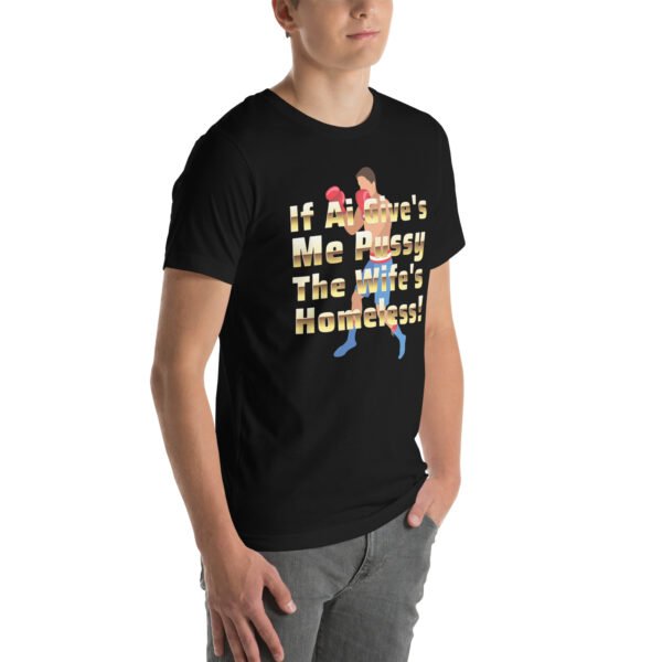 If AI Gives Me" Bold Boxing-Themed Humorous Design - Unisex t-shirt - Image 12