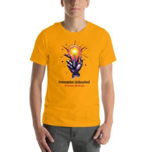 Innovation Unleashed: AI Creativity and Technology Design - Unisex t-shirt