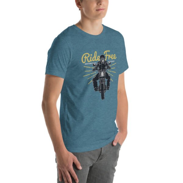 Vintage Motorcycle Rider T-Shirt – Classic Biker Tee for Adventure Lovers - Unisex t-shirt - Image 19