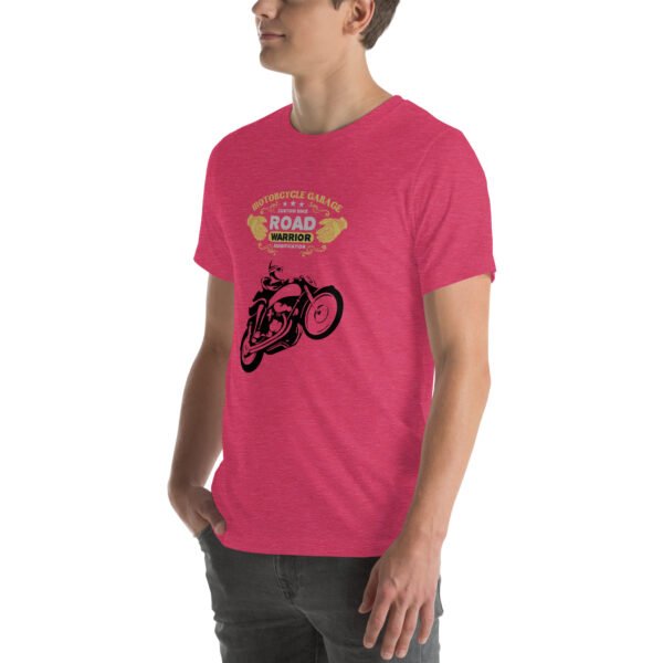Road Warrior Motorcycle T-Shirt – Vintage Biker Apparel - Unisex t-shirt - Image 5