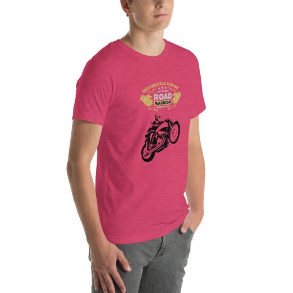 Road Warrior Motorcycle T-Shirt – Vintage Biker Apparel - Unisex t-shirt - Image 7