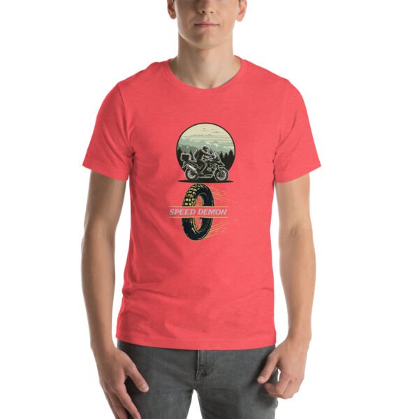 Speed Demon Motorcycle T-Shirt – Ride Fast, Live Free - Unisex t-shirt - Image 35