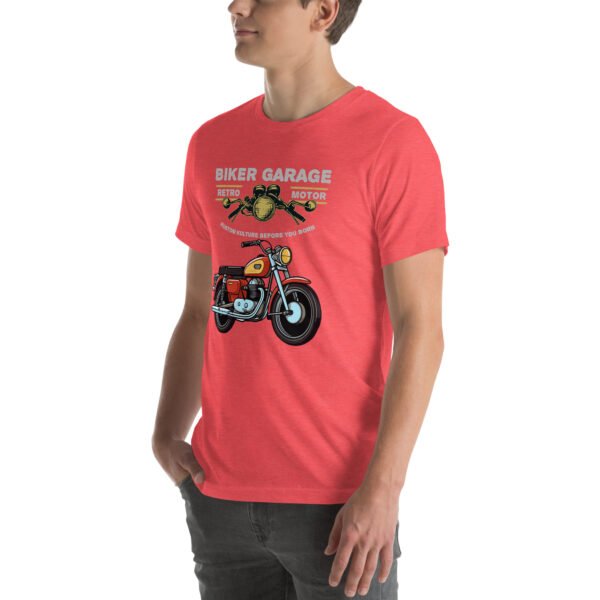Retro Biker Garage T-Shirt – Classic Motorcycle Enthusiast Tee - Unisex t-shirt - Image 39