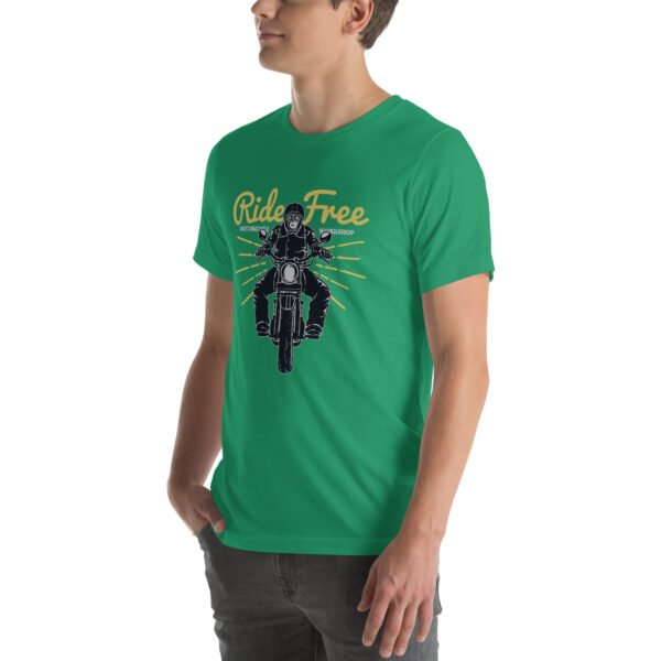 Vintage Motorcycle Rider T-Shirt – Classic Biker Tee for Adventure Lovers - Unisex t-shirt - Image 34